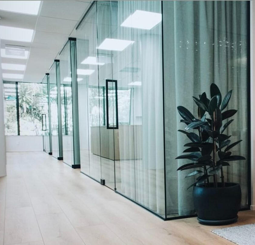 frameless glass doors